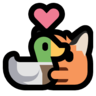 Neofox: hug_duck_heart